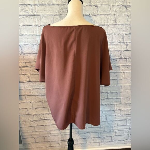 SHEIN Curve 2XL Blouse in Warm Brown - Picture 4 of 5